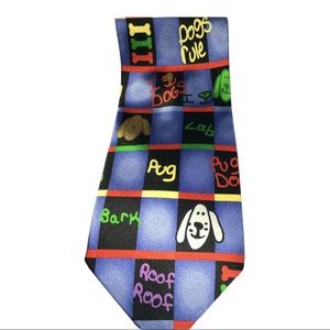 PUGS Dog Expressions The Jimmy Fund Silk RN51093 Neck Tie
